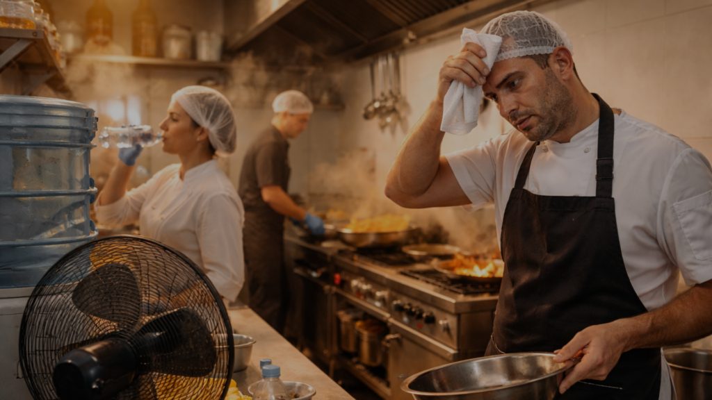 Verão na Cozinha: Como Cuidar da Equipe e da Operação Quando o Calor Chega