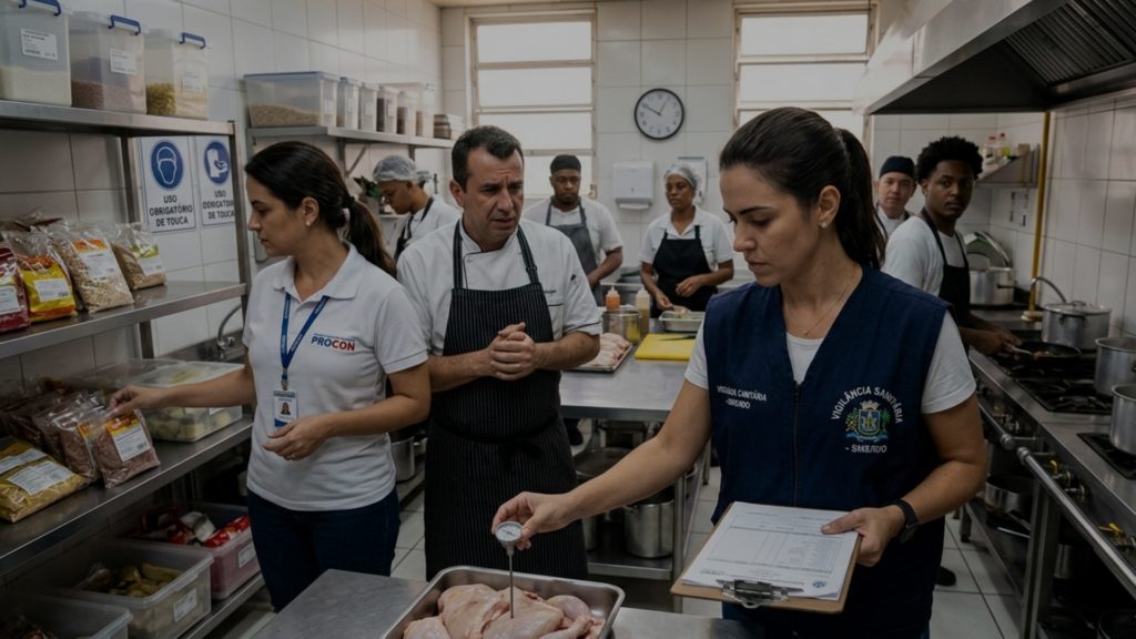 Fiscalização no Food Service: O Risco Invisível, Diário e Permanente que Todo Negócio de Alimentação Corre